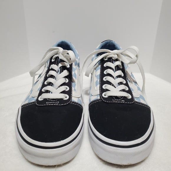Vans Blue and White Sneakers Classic Style - Picture 2 of 8